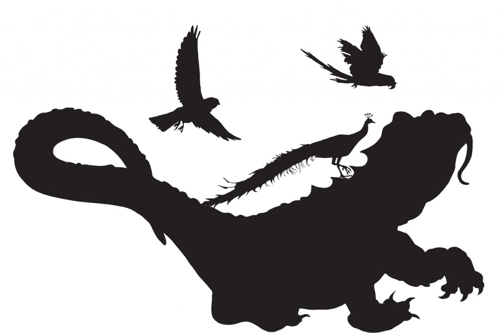 Rumbletump, silhouette animals, silhouette artwork