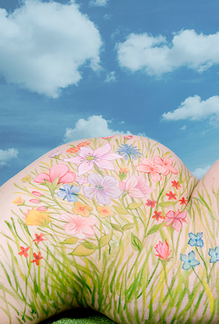 baby bump painting