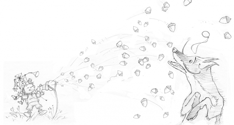 Young Fiction, rascally fox scribbles