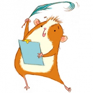 Tell us about your pig, spot illustration